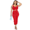 Vest Locking Pants Sports 2PC set