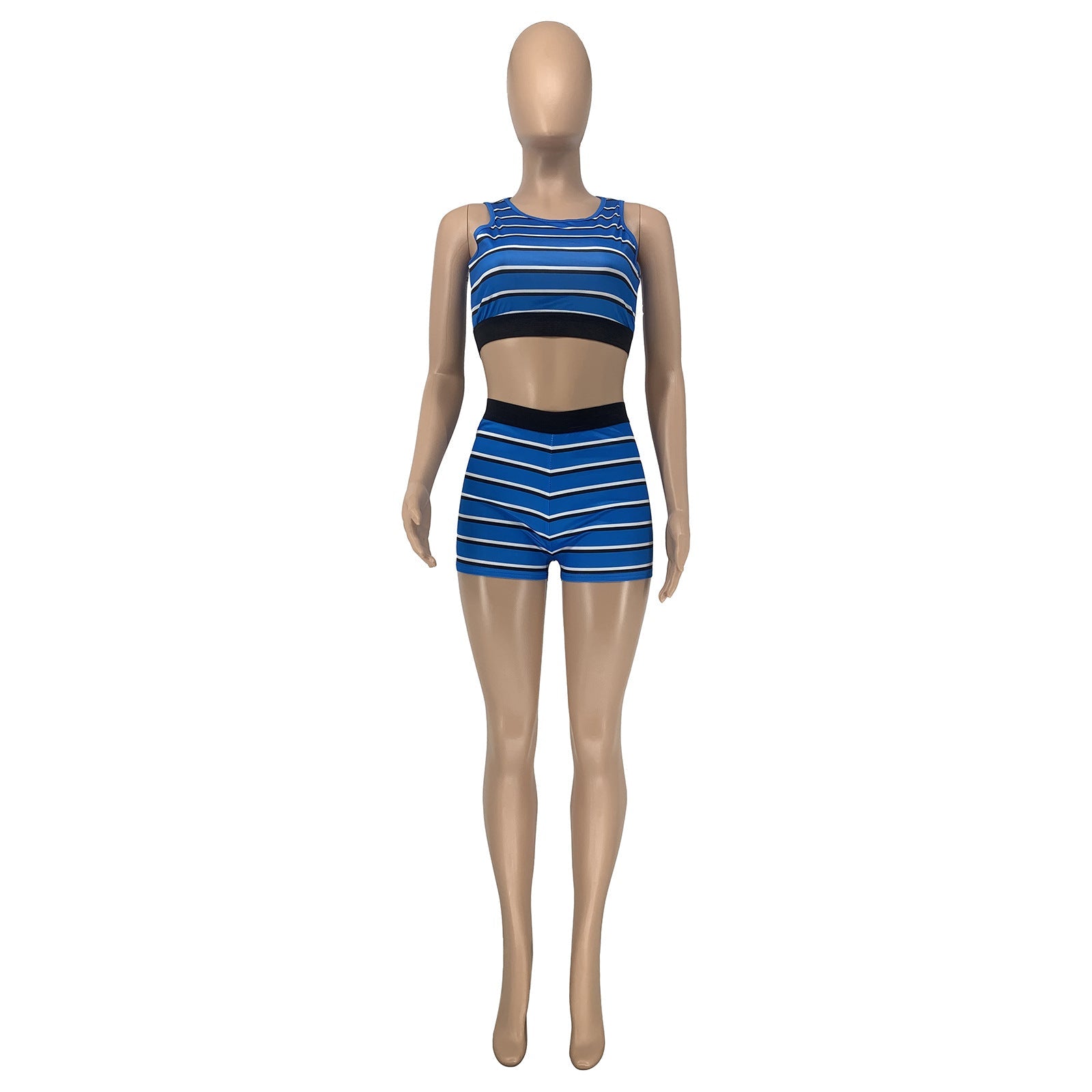 Casual Summer New Striped 2PC Set