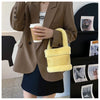 Lamb hair splicing portable water bucket fur bag