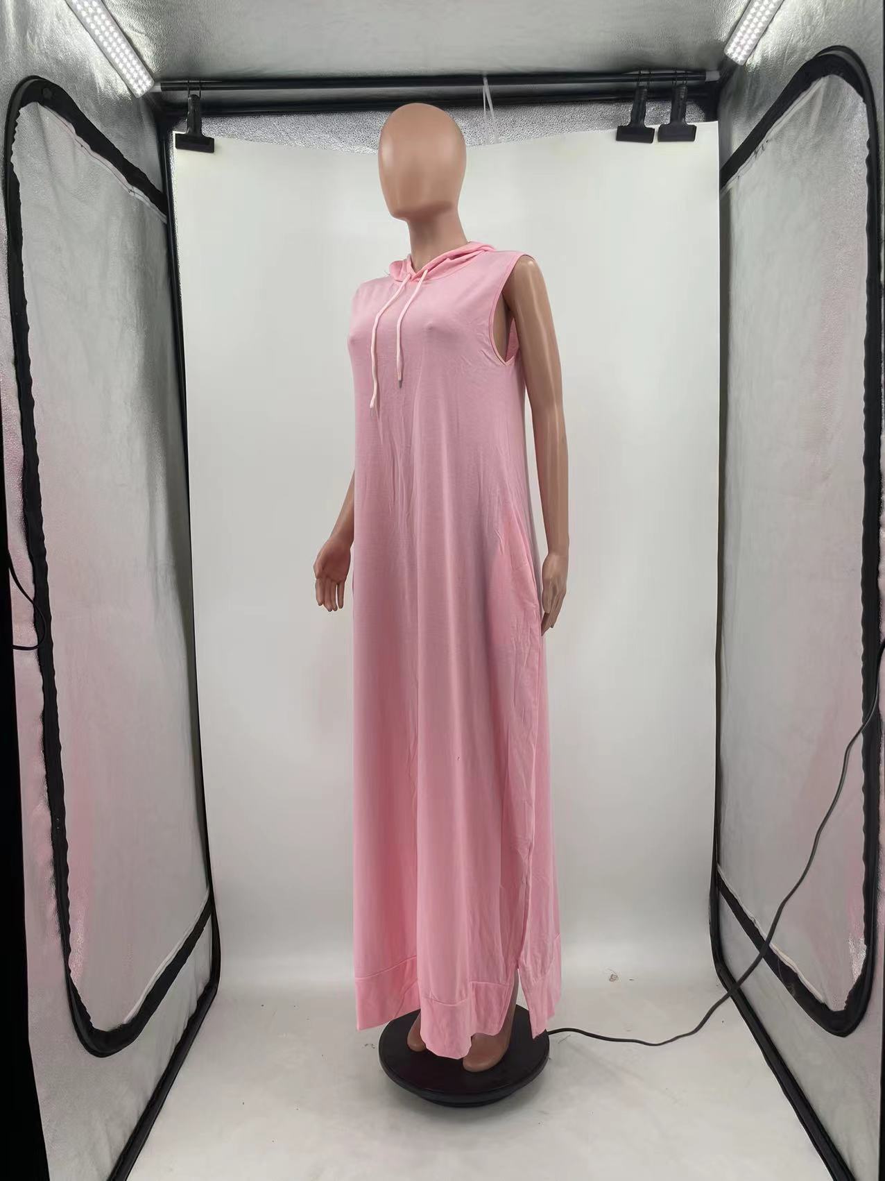 Long Loose Hoodie Dress
