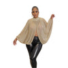 Bright Silk Cardigan Backless Top Lace Shirt
