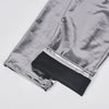 Slim Fit Buttocks Metallic Silver Hot Casual Pants