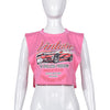 Printed Split Top Shirt