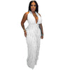 Halter Wave Pattern Sexy Bandeau High Waist Jumpsuit