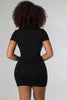 Crossover Cutout Dress