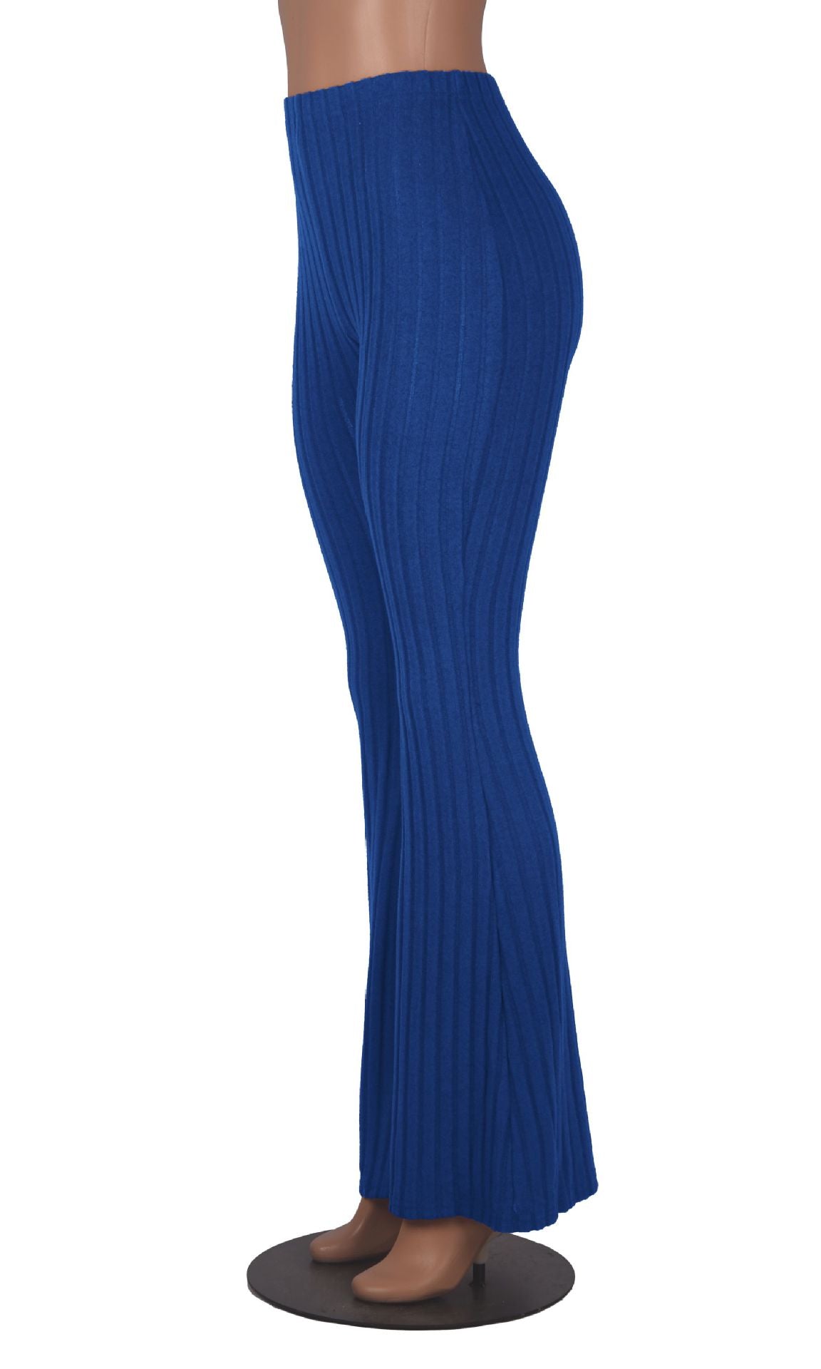 Brushed women's micro-flared pants