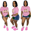 Barbie Printed Straight Pullover T-shirt