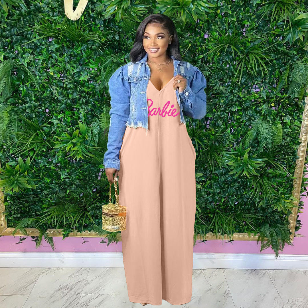 Sling Loose Floor Skirt Dress