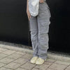 Hip Hop Style Low Waist Multi-Pocket Casual Pants