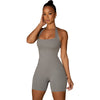 Halter Casual Sports Yoga Shaping Jumpsuit