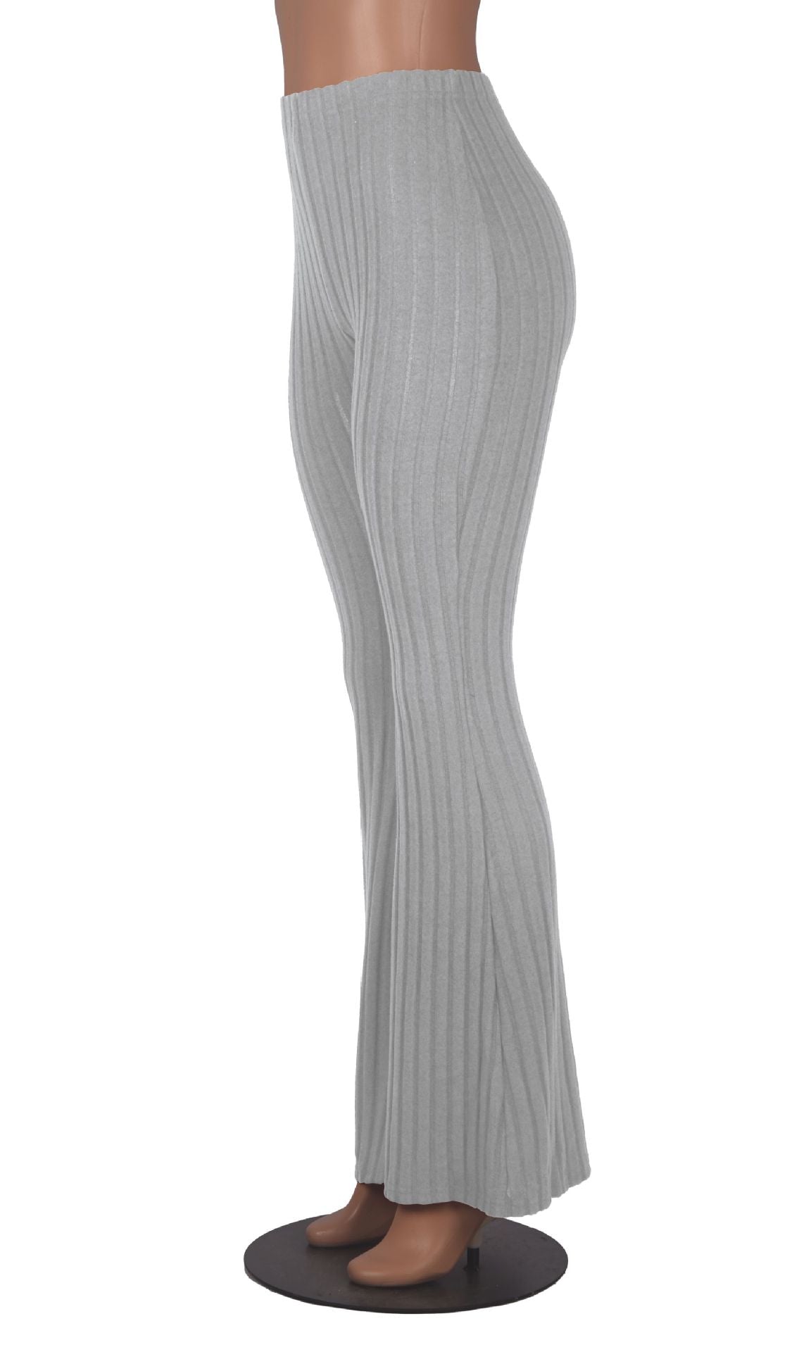 Brushed women's micro-flared pants