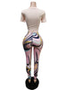 Slim Short-sleeved Trousers Two-piece Set