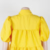 Puff Sleeve Loose Pleated Dress