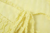Strap Backless Popcorn Dress