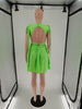 Candy-colored Lace-up Dress