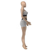 Casual Summer New Striped 2PC Set