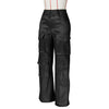 Solid Color Multi-Pocket Workwear pants
