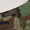 Camouflage Workwear Pocket Tassel Ripped Short