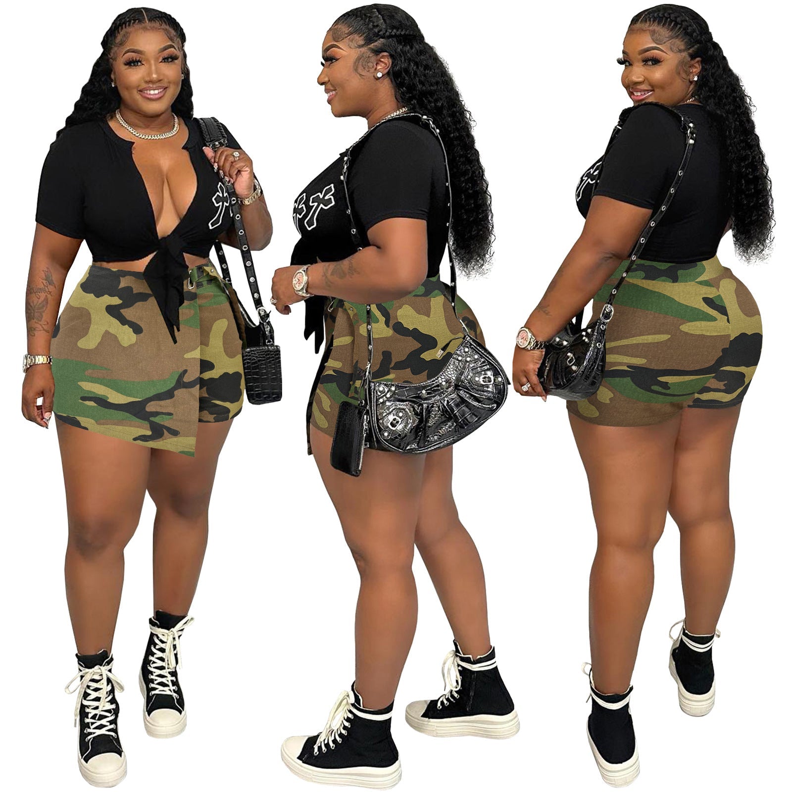 Camouflage Casual Culottes