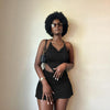 Fashion Halter Backless Draped 2pc Set
