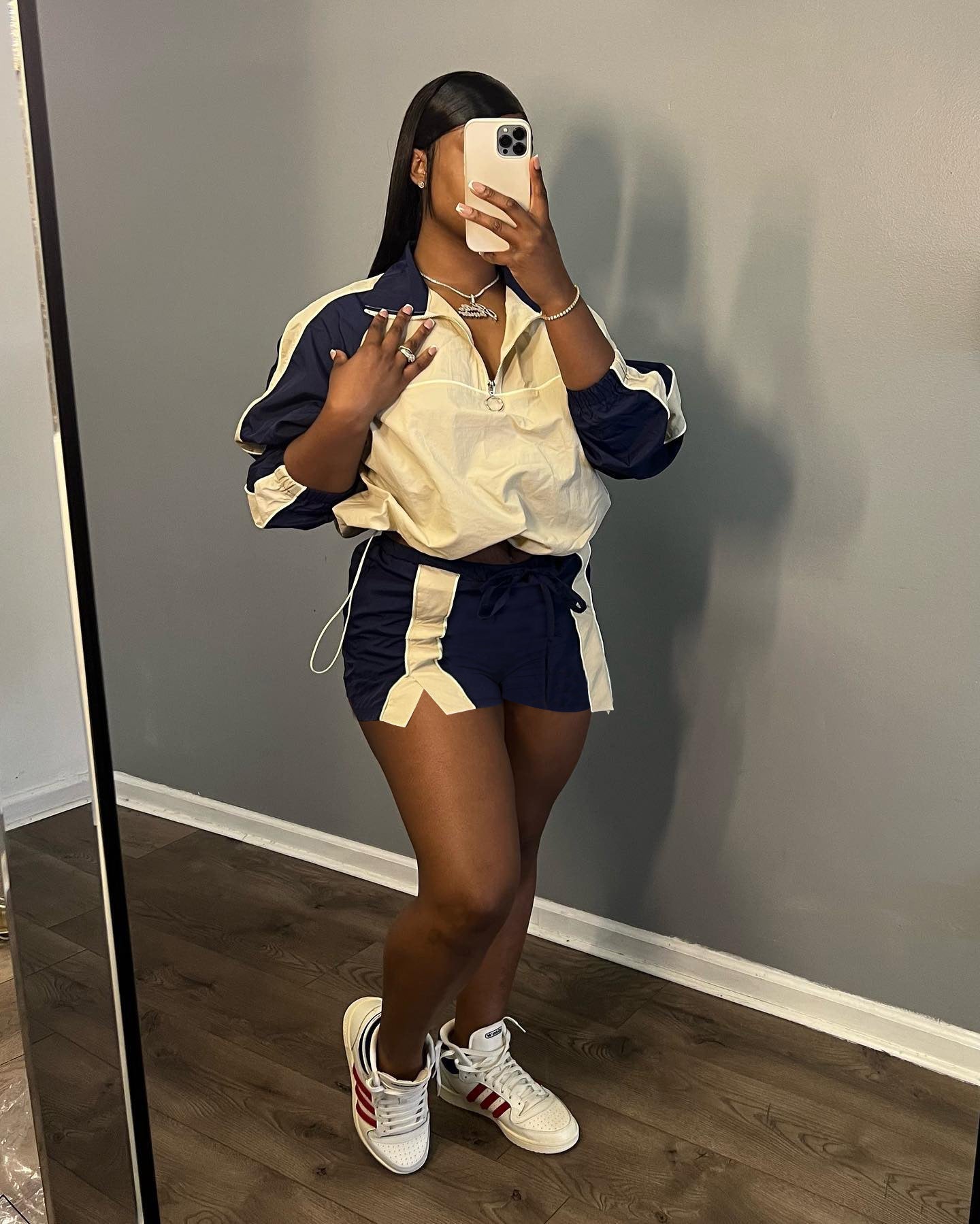 Matching Coat and Shorts 2PC Set