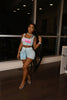 Letter Printed Top & Shorts  Set