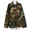 Camouflage Pocket Cardigan Long-sleeved Jacket