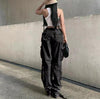 Hip Hop Style Low Waist Multi-Pocket Casual Pants