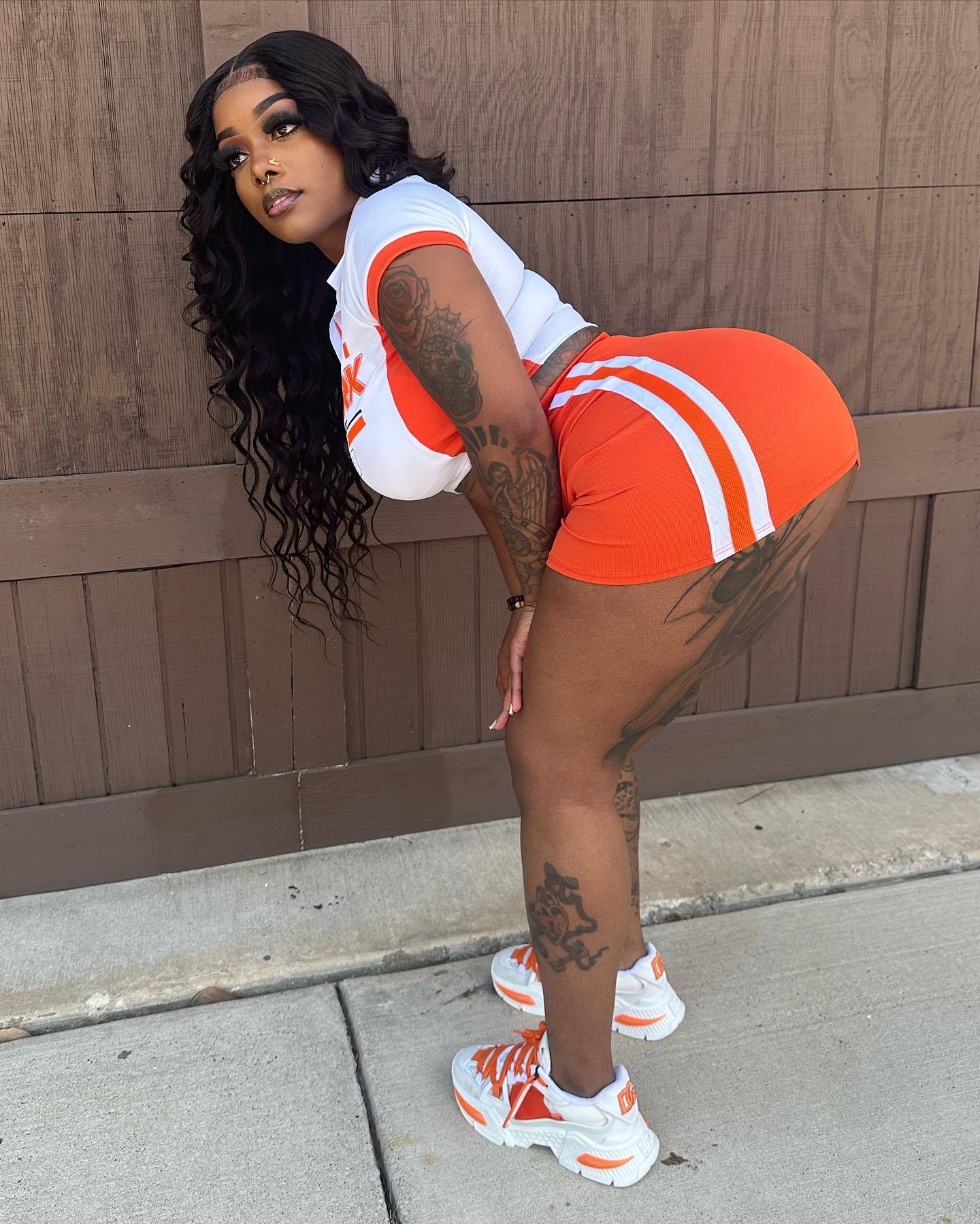 Printing Lapel Sexy Two-Piece Set