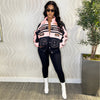 Autumn and Winter Detachable Hot Girl Fan Car Cardigan Embroidery Coat Jacket
