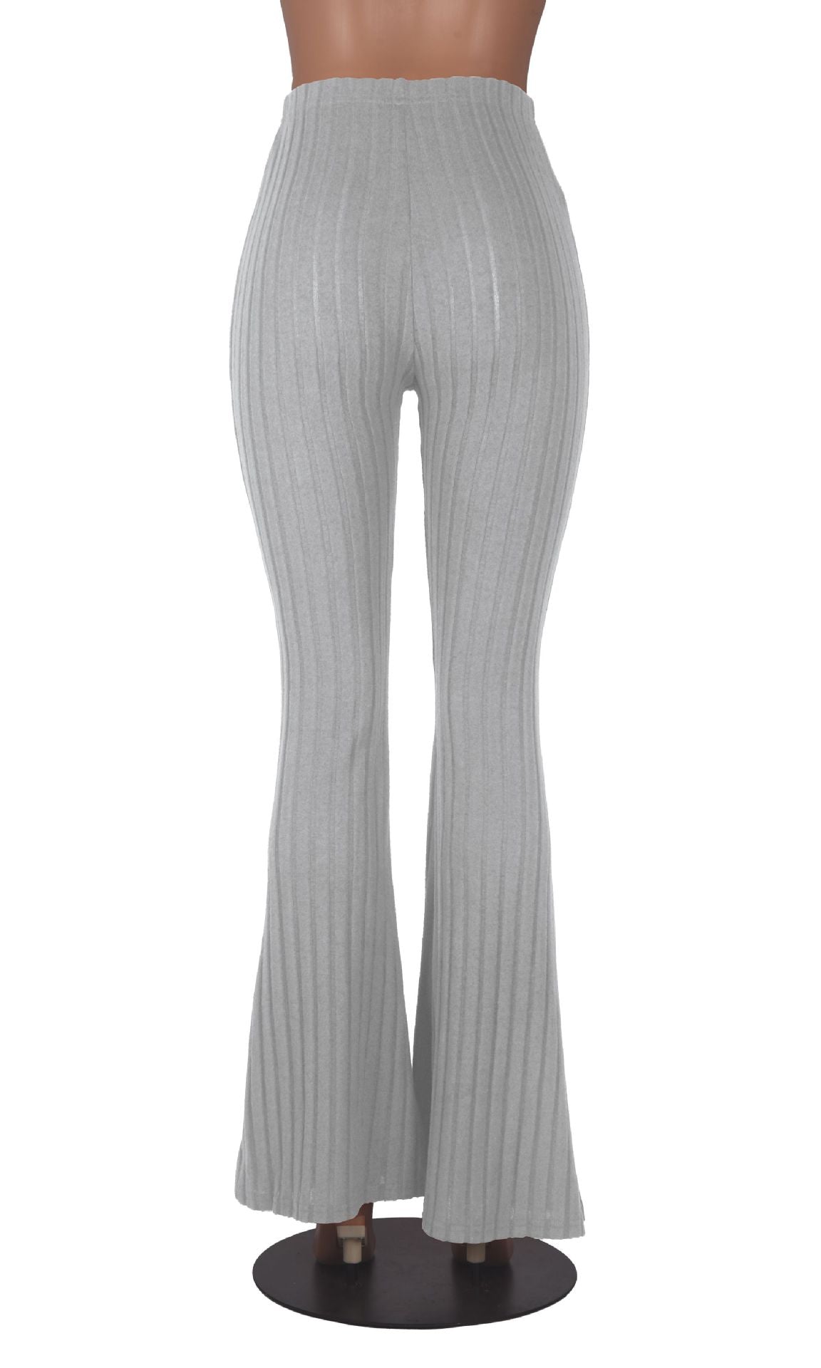 Brushed women's micro-flared pants