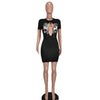 Crossover Cutout Dress