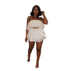 Color Overall Dress Set