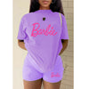 T-shirt Shorts Set Sports Suit Two Piece