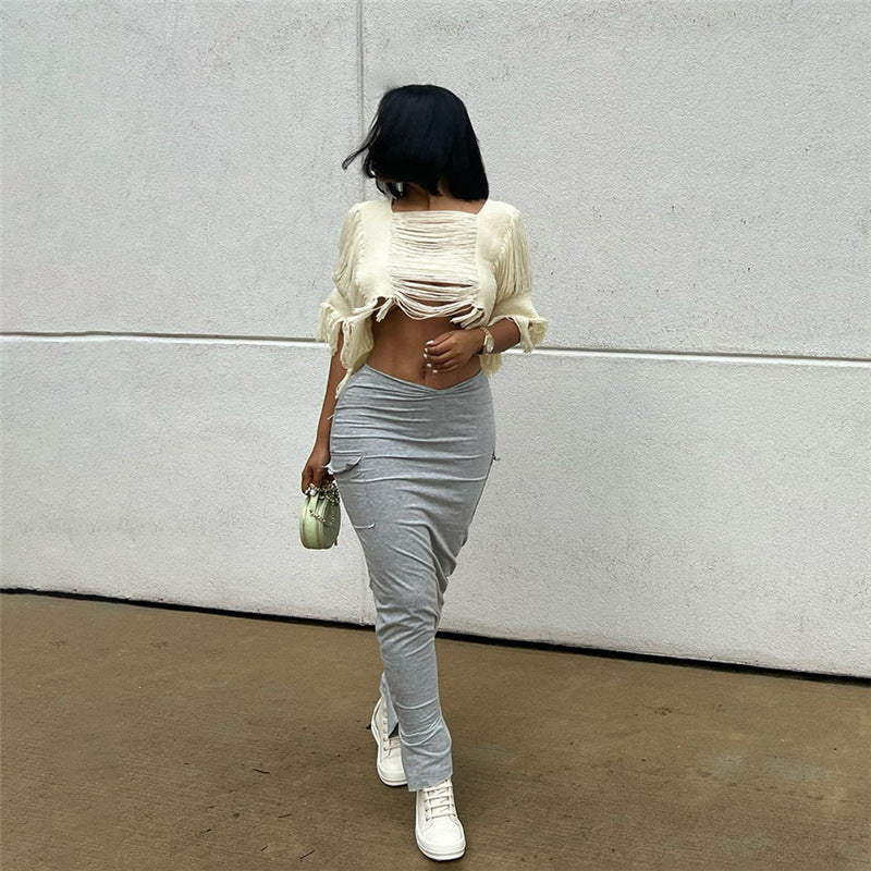 Pullover Knitted Blouse Loose Top