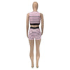 Casual Summer New Striped 2PC Set
