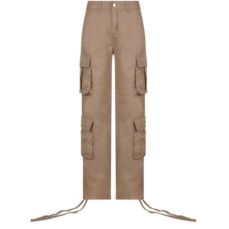 Hip Hop Style Low Waist Multi-Pocket Casual Pants