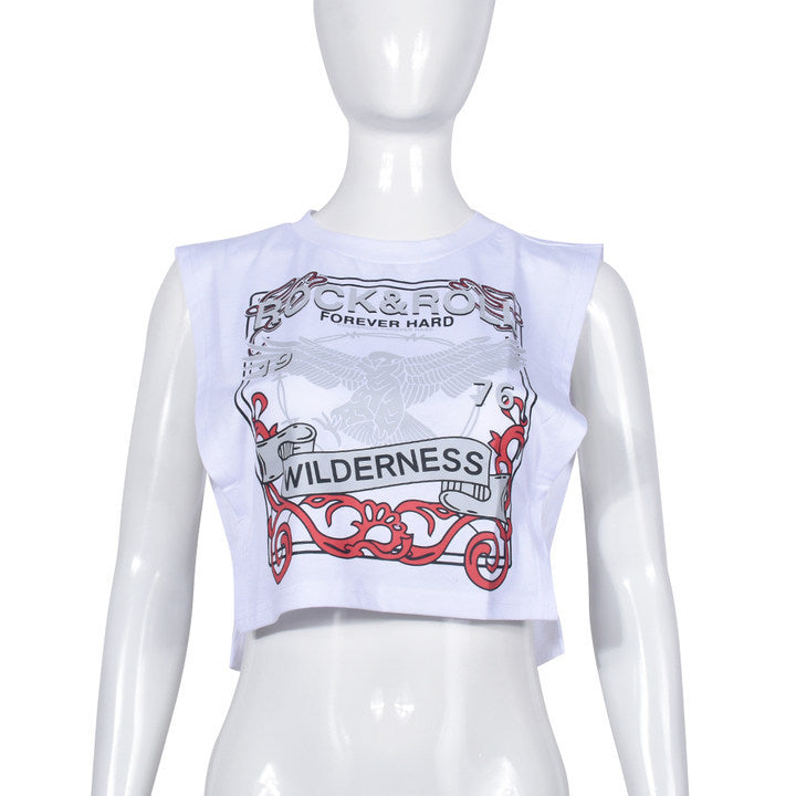 Printed Split Top Shirt