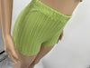 Puff Jacquard Vest Short Set