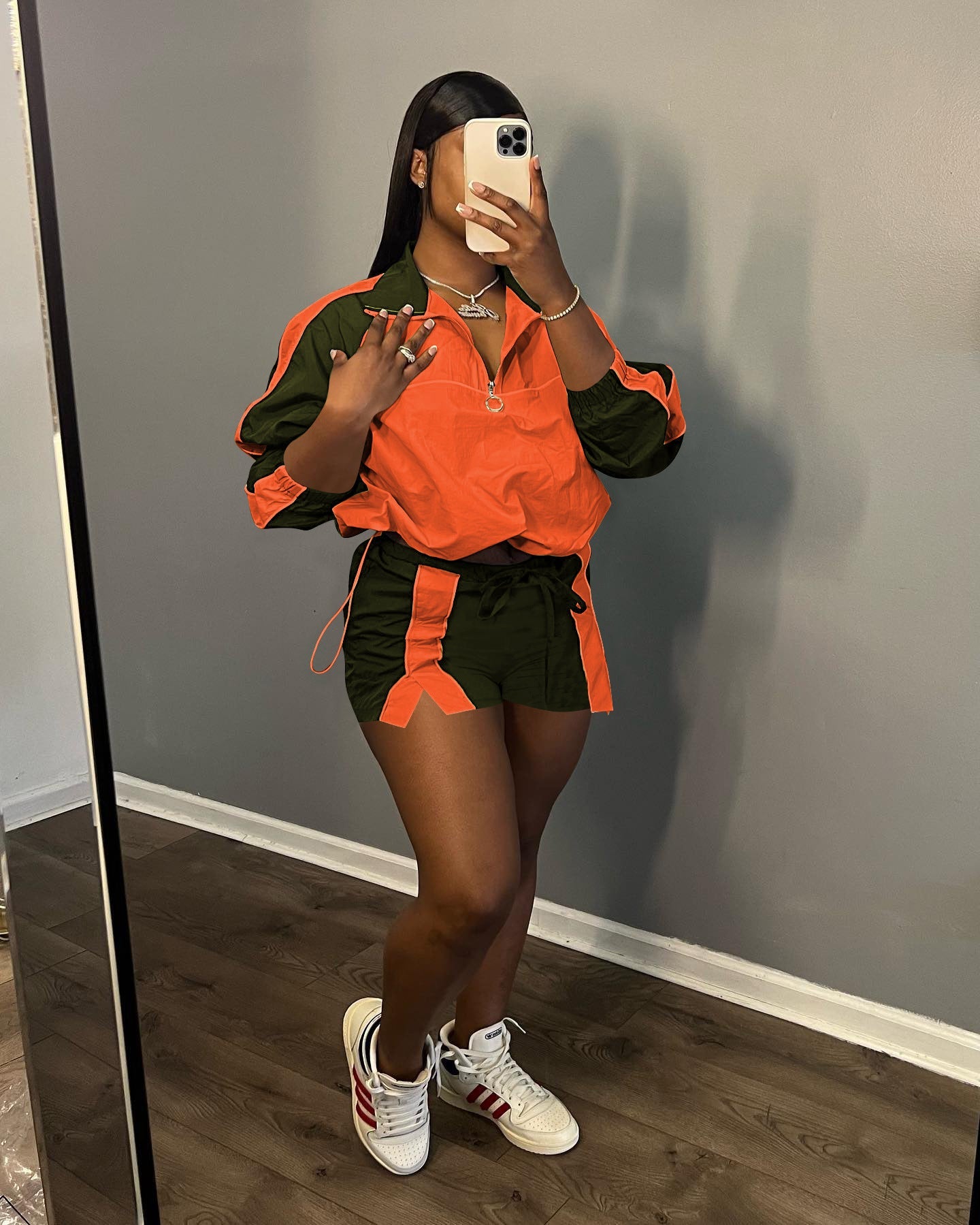 Matching Coat and Shorts 2PC Set
