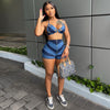Color Matching Fashion Casual Two-Piece Suit