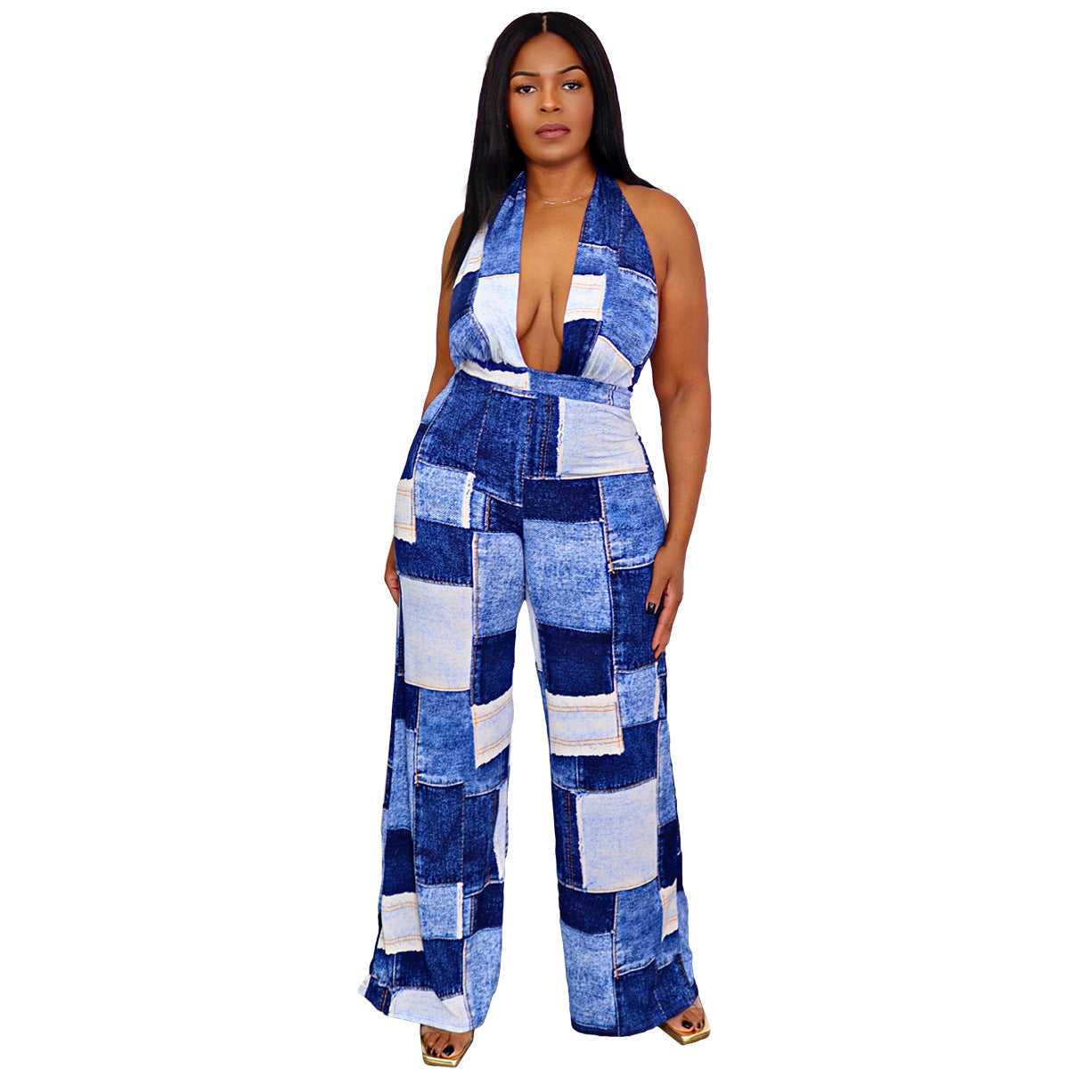 Sleeveless Loose Jumpsuit
