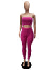Solid Color Knitted Sweater Sexy Slim-Fit Cardigan 3PC Set