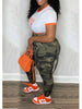 Camouflage All-Match Ankle Banded Overalls