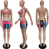 Pattern Printed Swimsuit Set