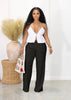 Linen Cotton Breathable Straight Casual Trousers