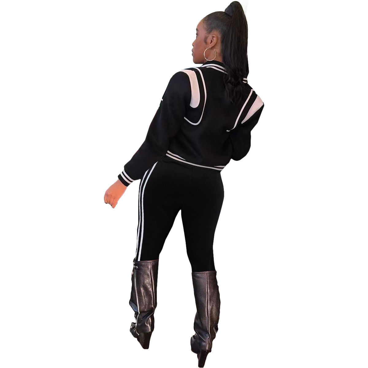 Fashion Leisure Sports Set Double Thread Baseball Jersey 2pc