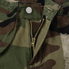 Camouflage Workwear Pocket Tassel Ripped Short