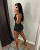 Puff Jacquard Vest Short Set
