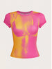 3D Printed Slim-Fit round Neck Top